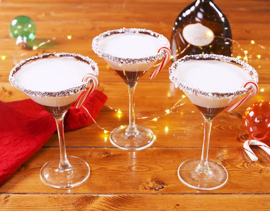 Peppermintinis Christmas Cocktail