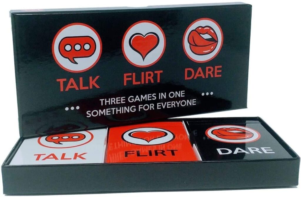 His and Hers Gifts talk flirt dare game