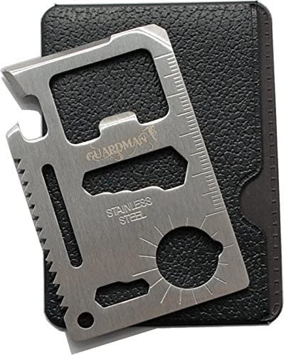 Birthday Gifts for Him - 11 in 1 Beer Opener Survival Credit Card Tool Fits Perfect in Your Wallet