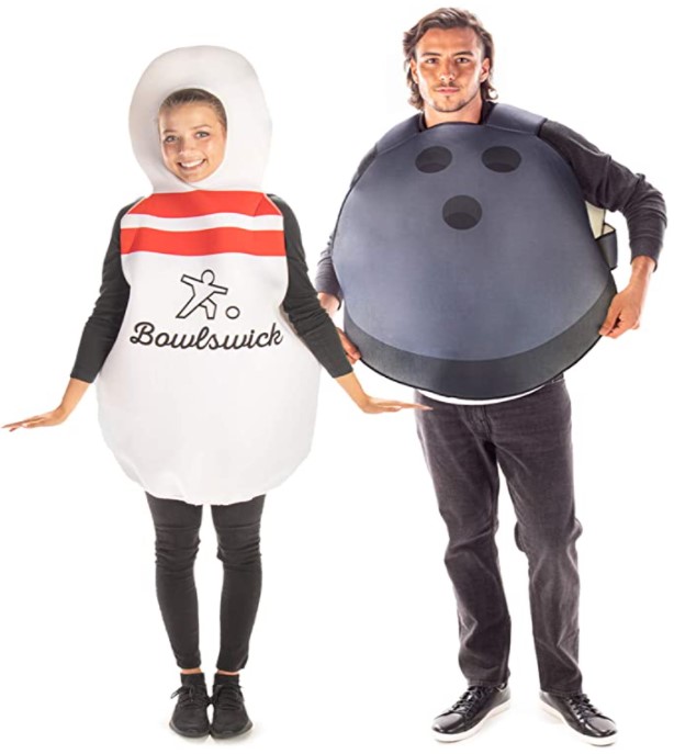 Bowling Ball Pin Couples Halloween Costumes