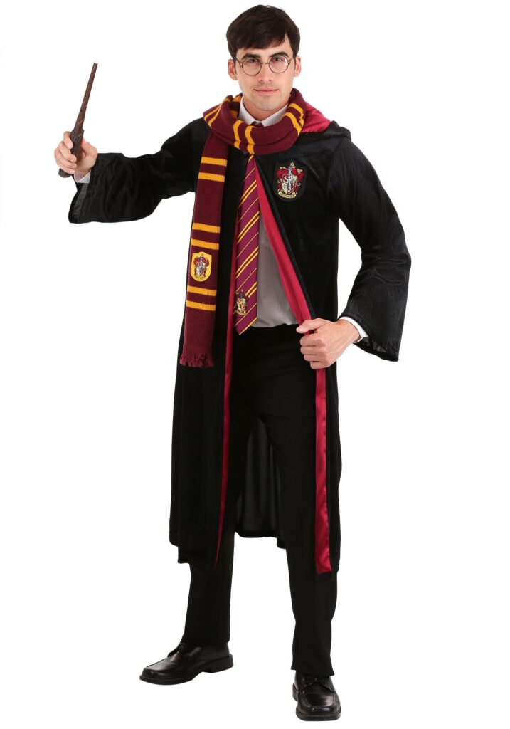 Harry Potter Adult Deluxe Gryffindor Robe Couples Halloween Costumes