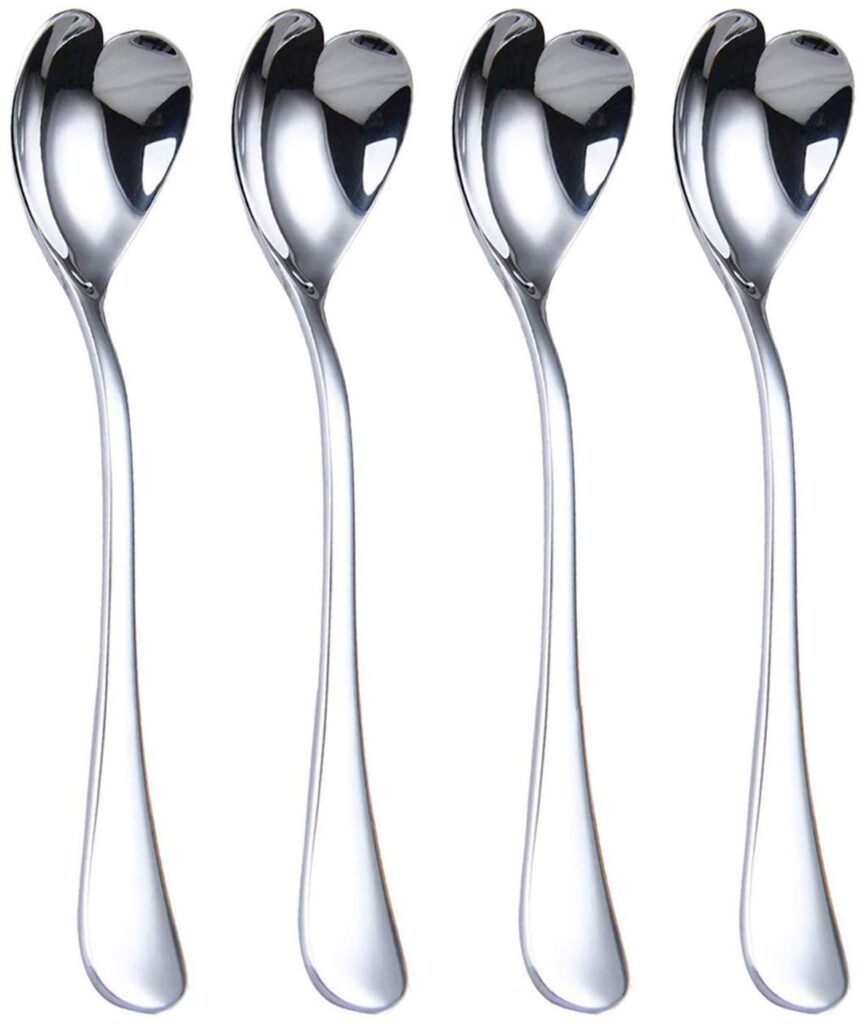 Unique gift for mom Heart Shaped Spoons