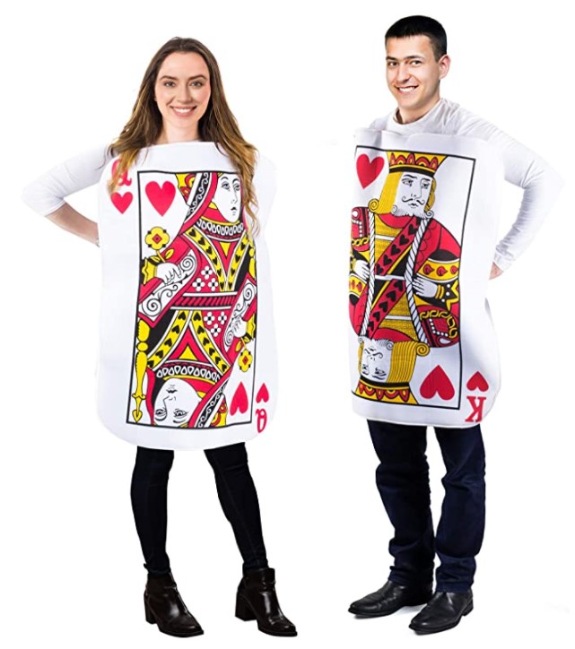 King and Queen Card Couples Halloween Costumes