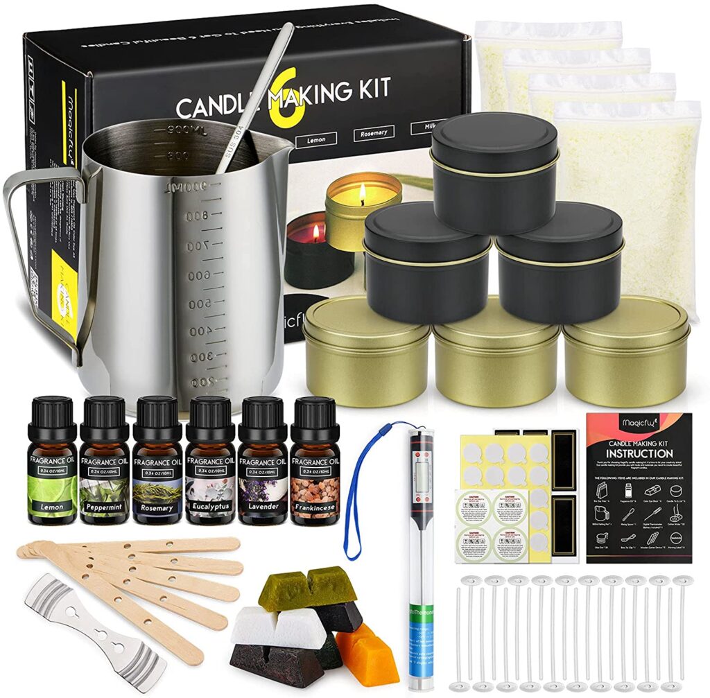 Unique gift for mom Magicfly Candle Making Kits for Adults Candle Beginners DIY Starter Set