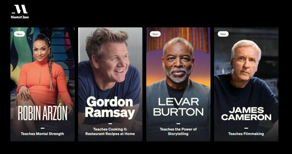 Birthday Gifts for Him - MasterClass Gordon Ramsey James Cameron