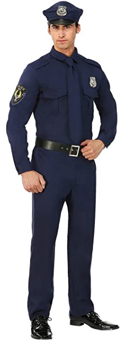 Mens Police Costume Cop