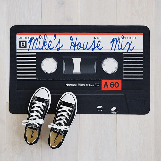 Birthday Gifts for Him - Personalized Mixtape Doormat