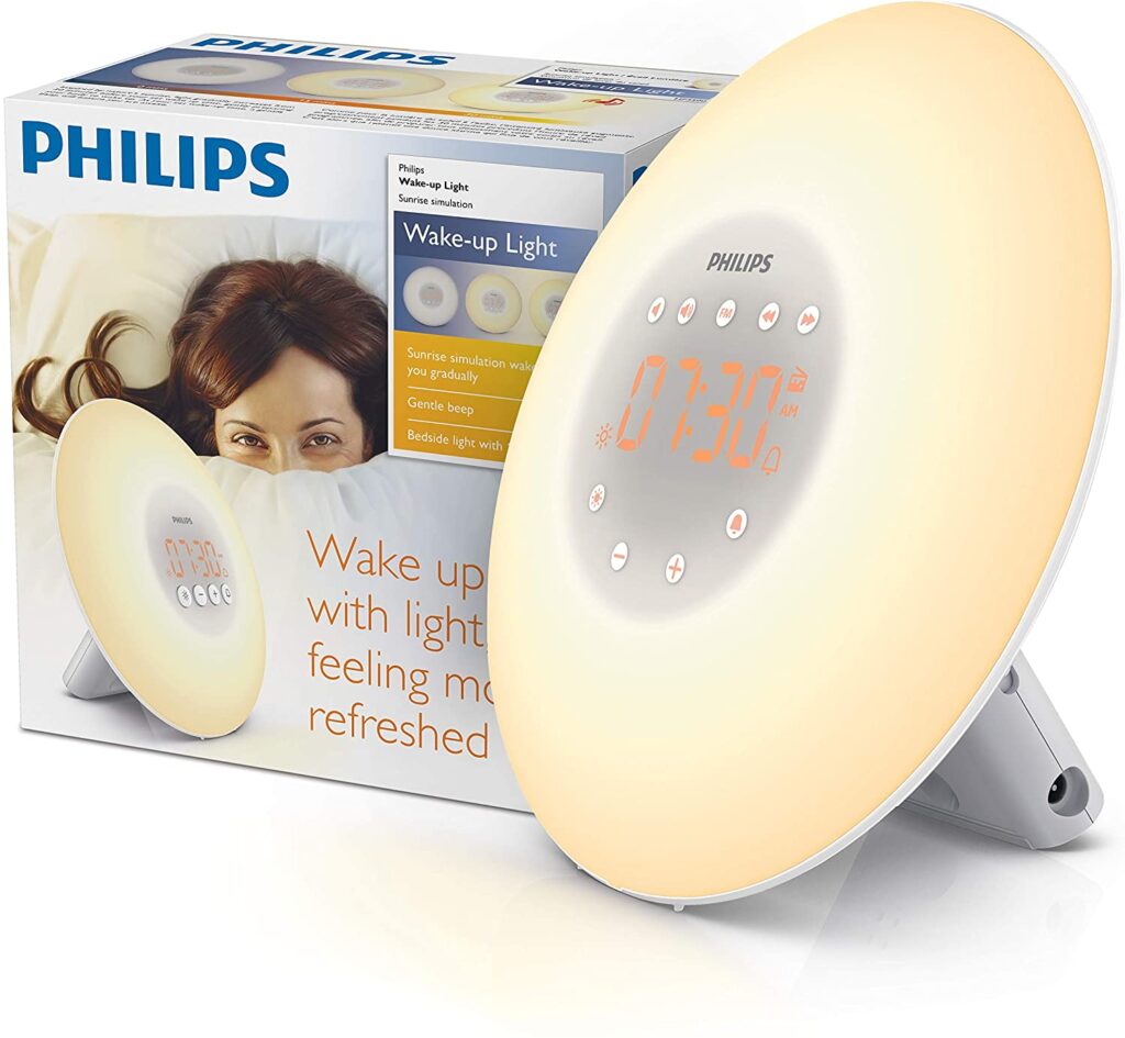 Philips SmartSleep Wake Up Light Therapy Alarm Clock with Sunrise Simulation