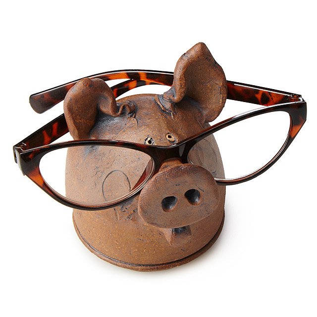Pig Eyeglasses Holder Gift For Him