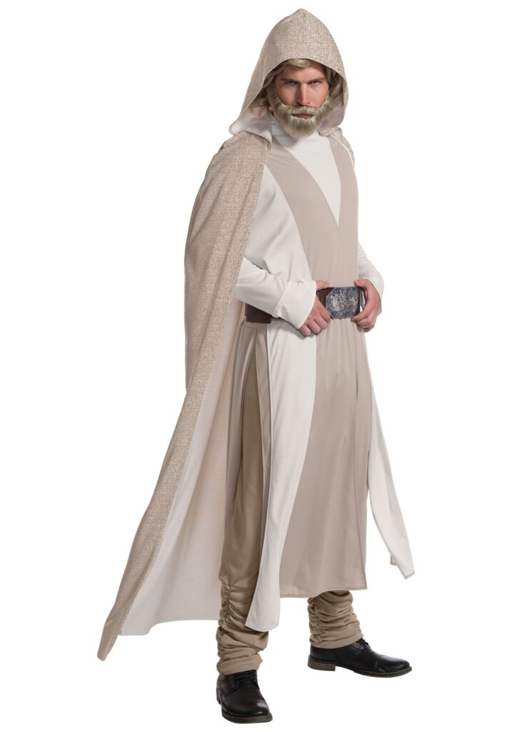 Star Wars The Last Jedi Deluxe Luke Skywalker Adult Couples Halloween Costumes