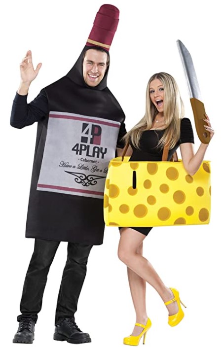 Wine and Cheese Couples Halloween Costumes