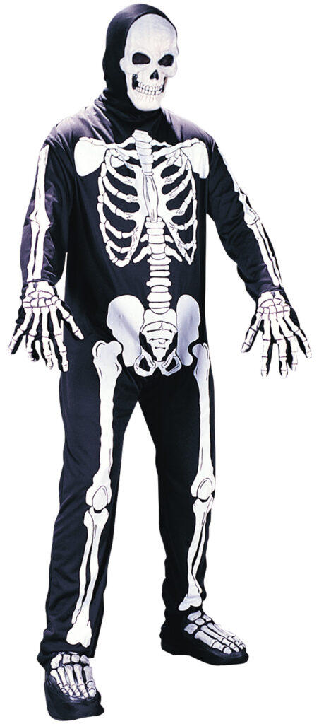 Adult Skeleton Jumpsuit Costume