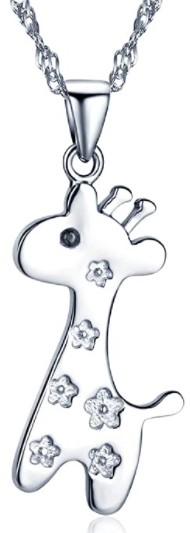 Birthday gift for her Cute Giraffe Pendant