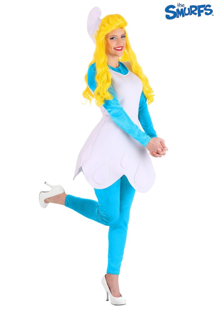 The Smurfs Womens Smurfette Couples Halloween Costumes