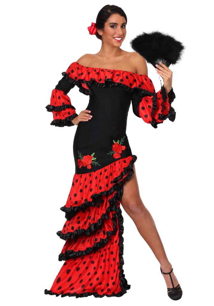 Womens Spanish Senorita Costume