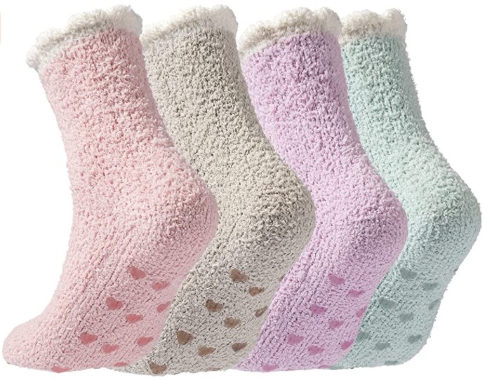 Gifts for mom fuzzy fleece socks