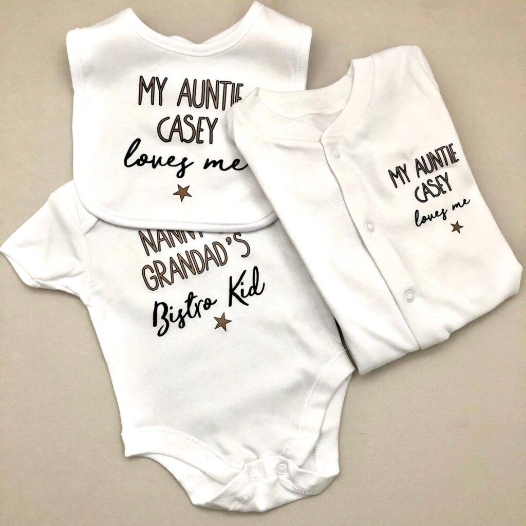 Personalized newborn gift ideas baby clothes 1