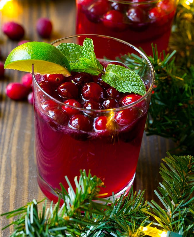 Christmas cocktails Punch