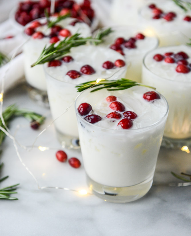 white Christmas Cocktails margarita punch