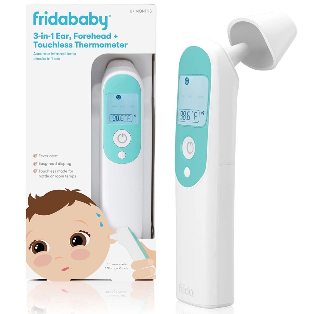 Infrared Thermometer 3 in 1 Ear Forehead Touchless for Babies