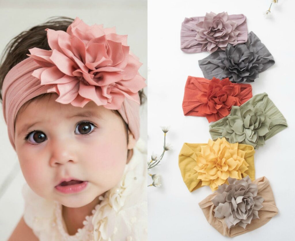 Baby flower headband