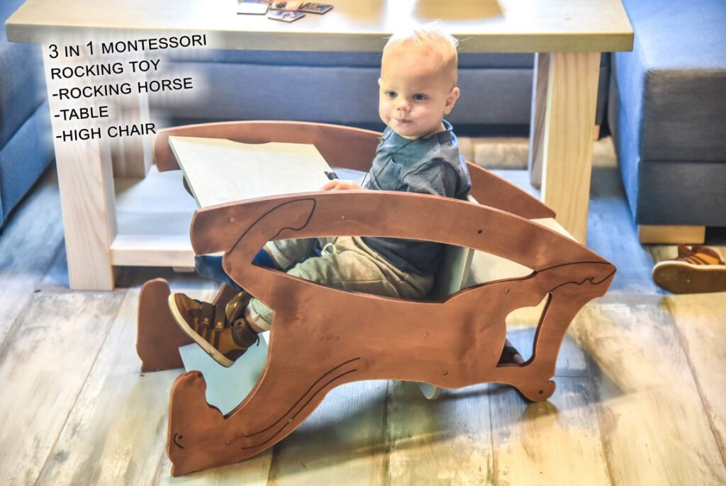 MONTESSORI 3 in 1 ROCKING HORSE