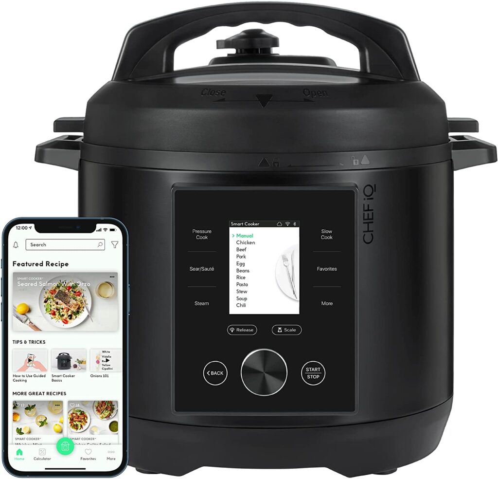 CHEF iQ Smart Pressure Cooker 10 Cooking Functions 18 Features