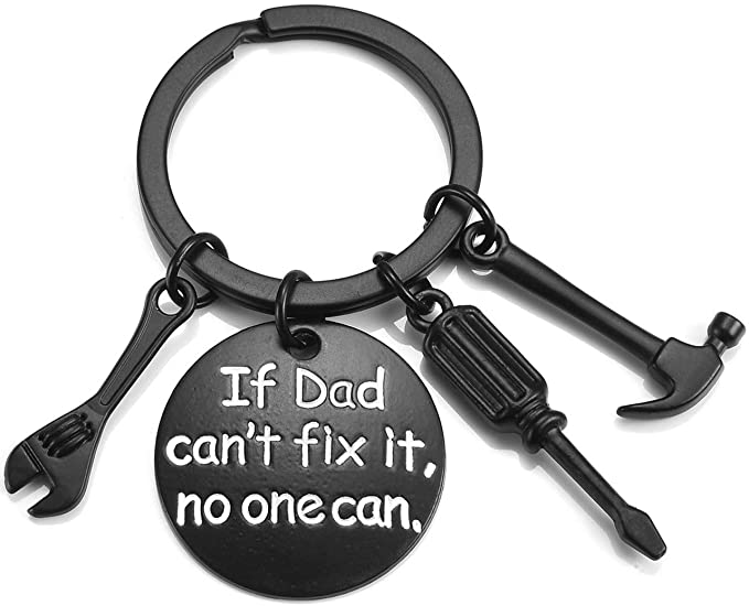 Keychain Key Rings If Dad Cant Fix It No One Can
