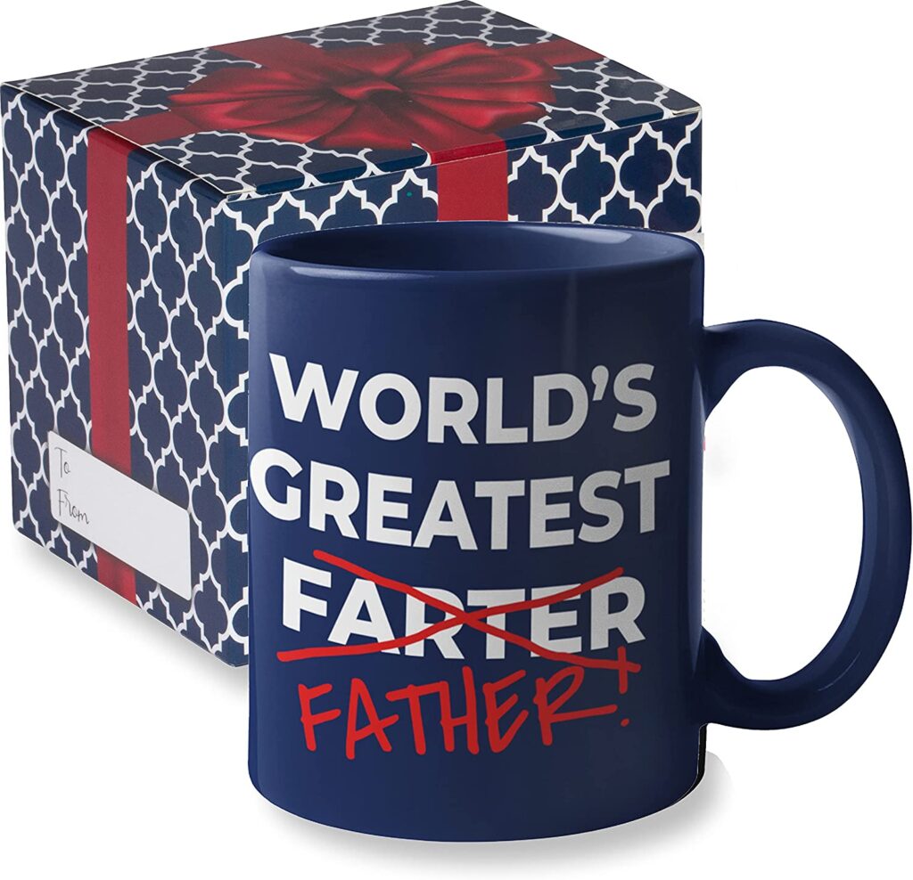 Worlds Greatest Farter Funny Fathers Day Coffee Mug