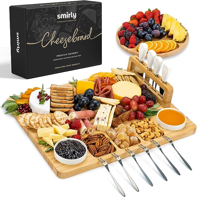 Charcuterie Boards Gift Set Charcuterie Board Set Bamboo Cheese Board Set