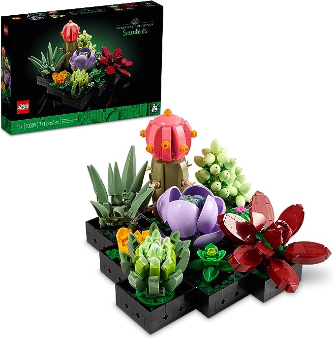 LEGO Icons Succulents Artificial Plant Set