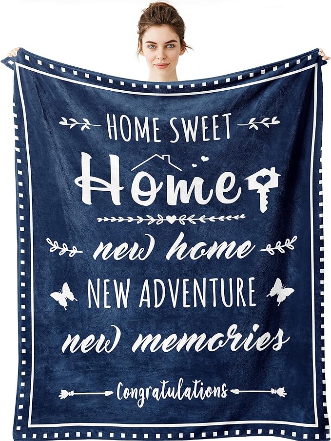 New Home Gifts Blanket Homewarming