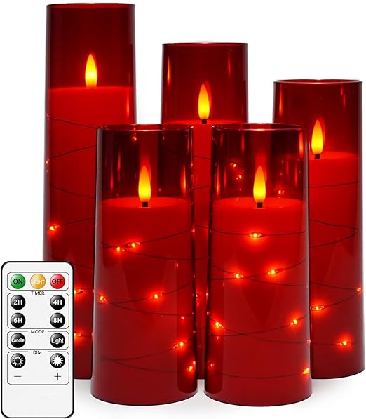 Best Romantic Sexy Gifts Ideas Flameless LED Candles with Timer