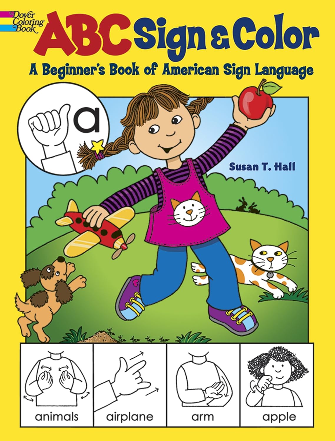 ASL toys for kids: ABC Sign & Colour Book.