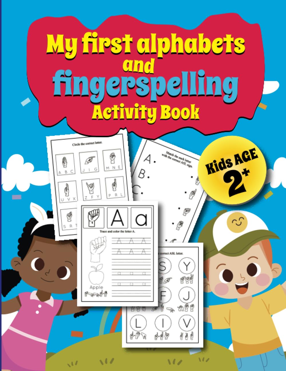 My First Alphabets & Fingerspelling Activity Book