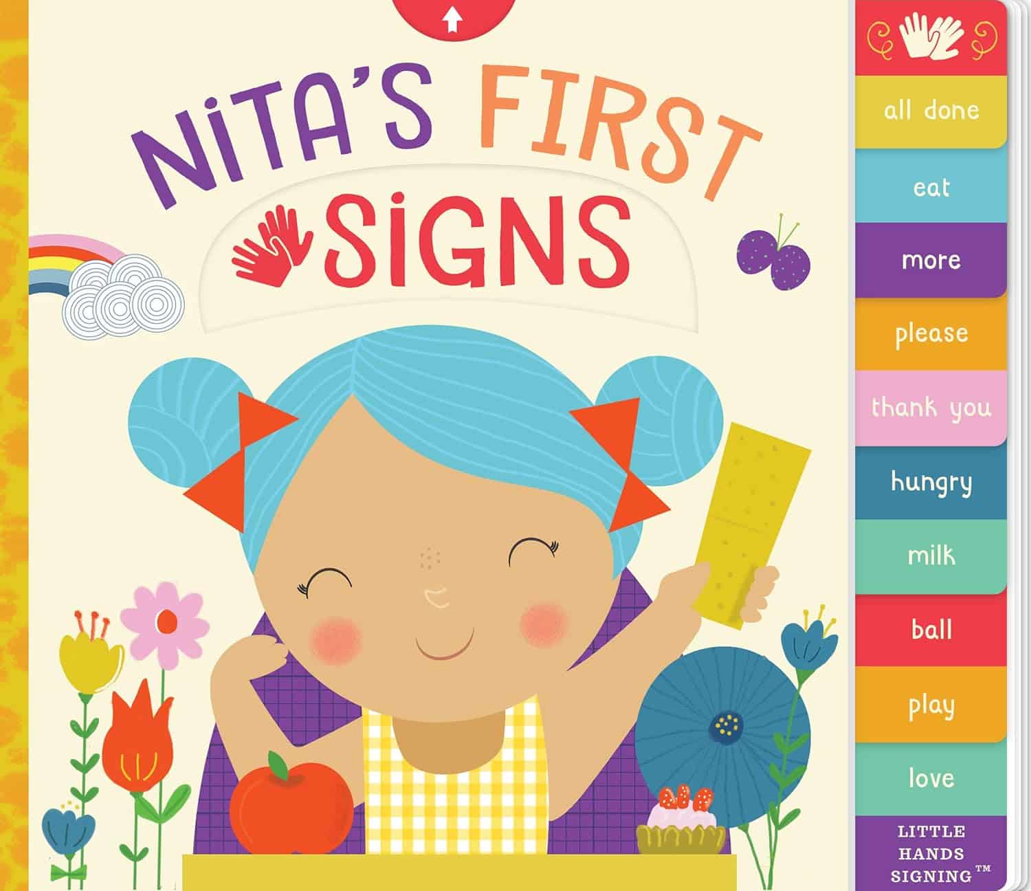 Nita's First Signs Interactive Board Book introducing early ASL vocabulary.