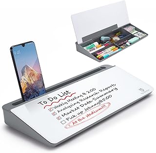 Small Desk Whiteboard with storage