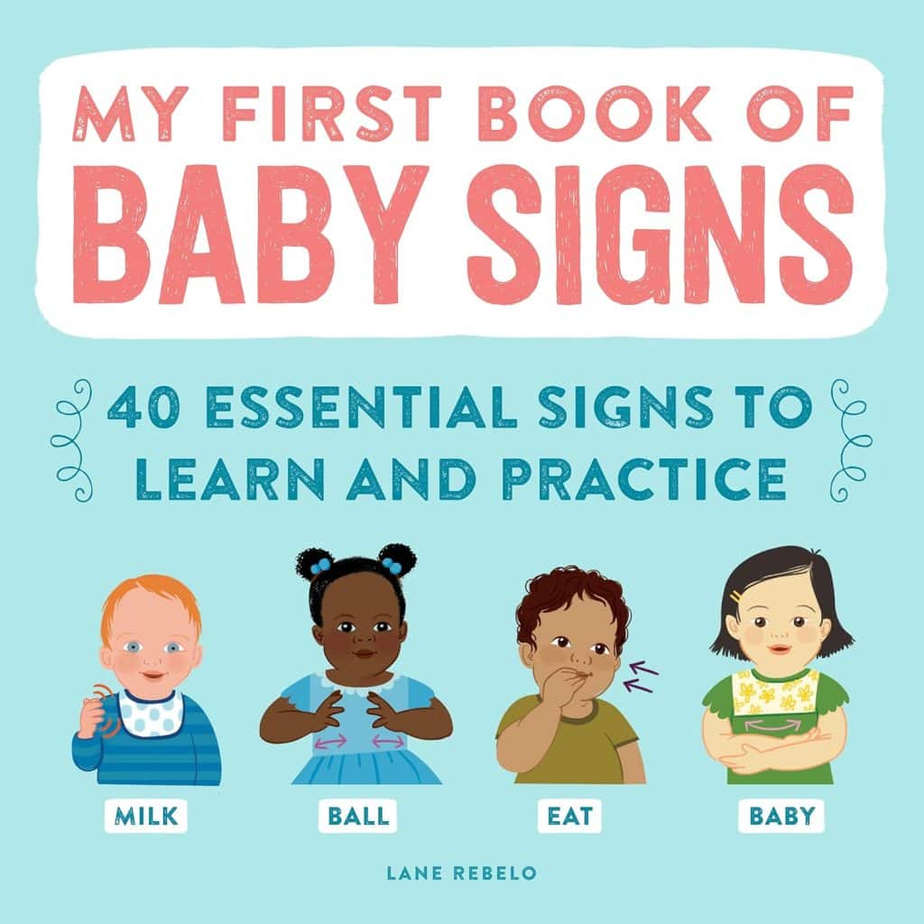 Baby signs board book, a communication‑focused educational gift for non‑verbal toddlers.